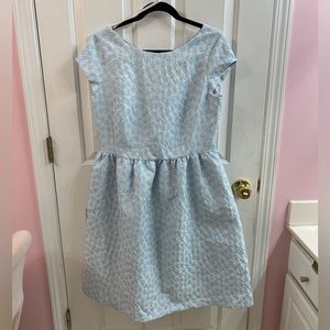 Blue Floral Vintage style dress